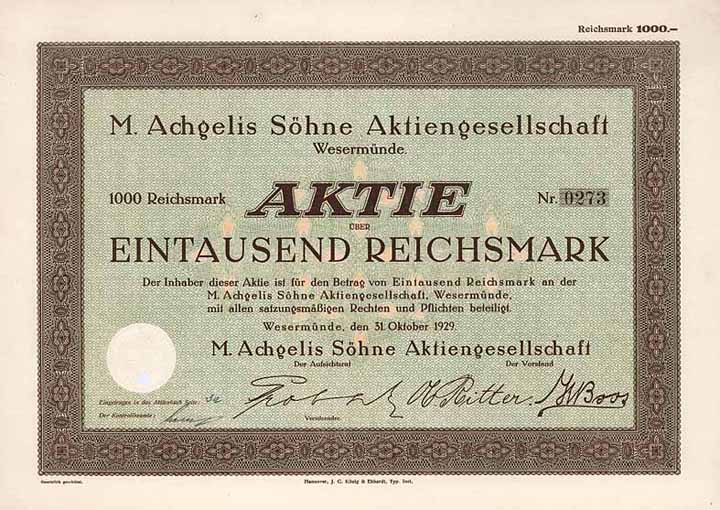 M. Achgelis Söhne AG