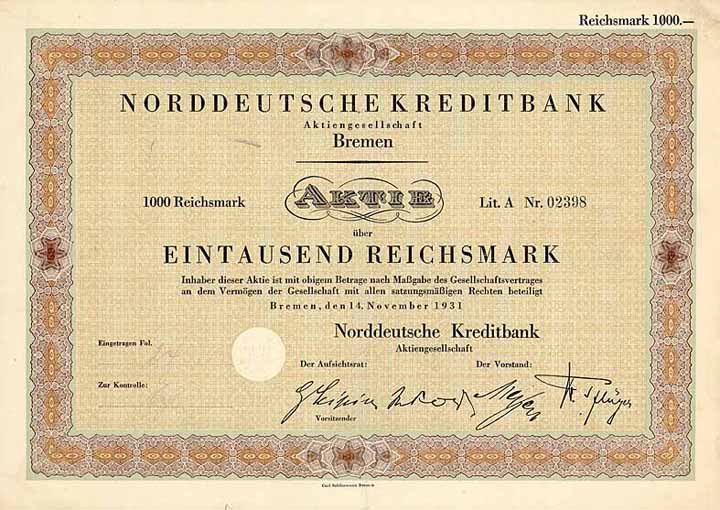 Norddeutsche Kreditbank AG