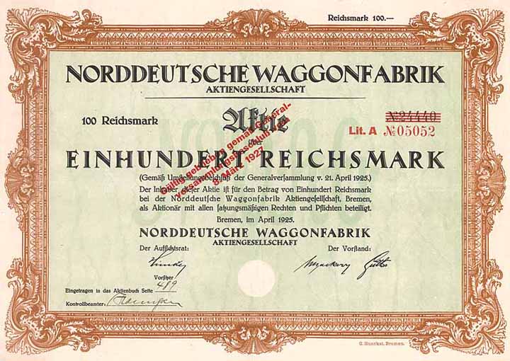 Norddeutsche Waggonfabrik AG