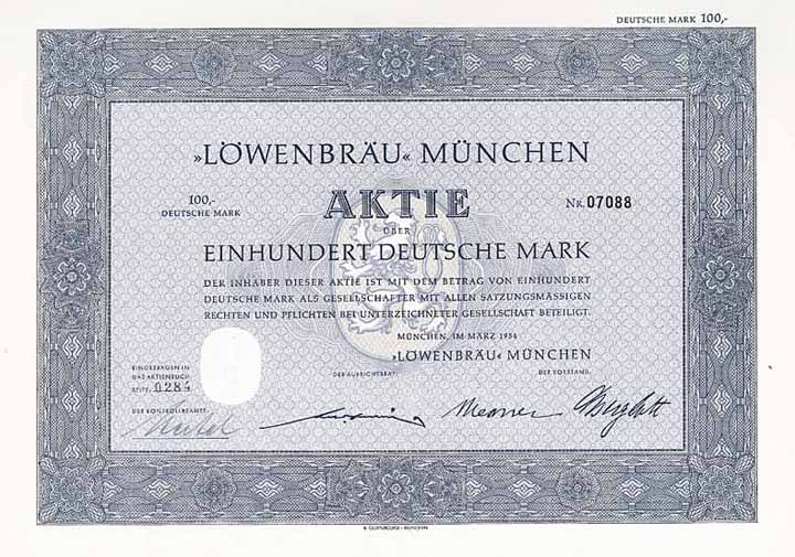 “Löwenbräu” München