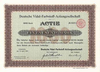 Deutsche Vidal-Farbstoff-AG