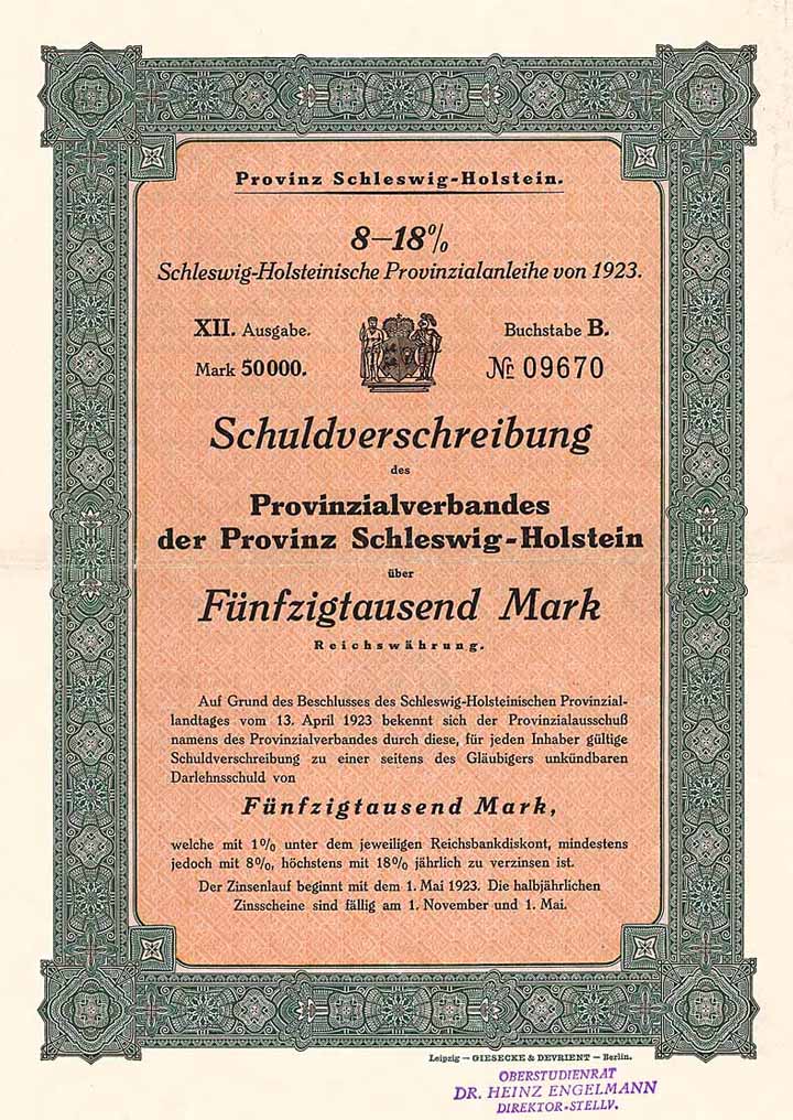 Provinzialverband der Provinz Schleswig-Holstein