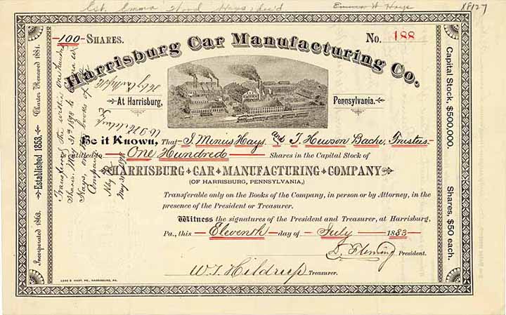 Harrisburg Car Manufacturing Co. (OU Bache)