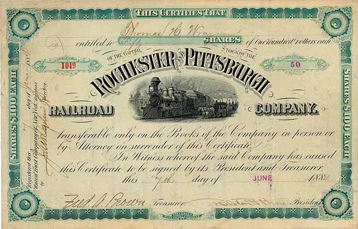 Rochester & Pittsburgh Railroad