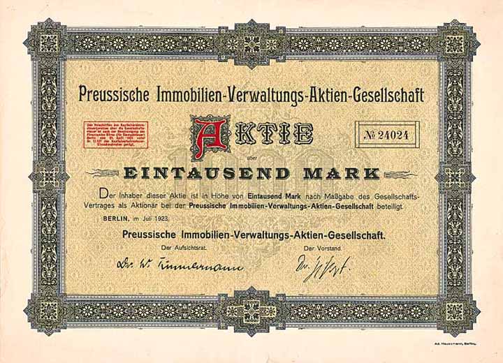 Preussische Immobilien-Verwaltungs-AG