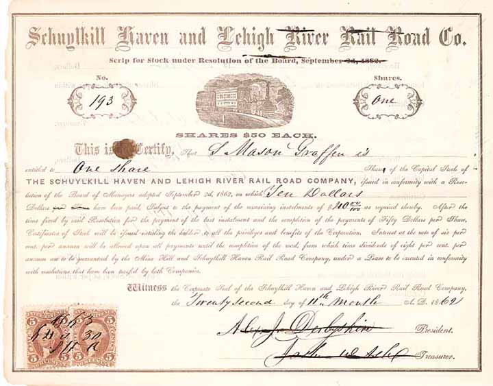 Schuylkill Haven & Lehigh River Railroad