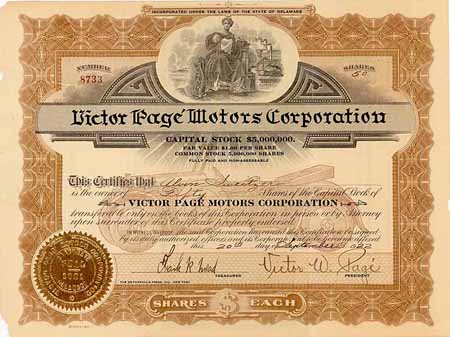 Victor Pagé Motors Corp.