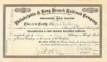 Philadelphia & Long Branch Railroad