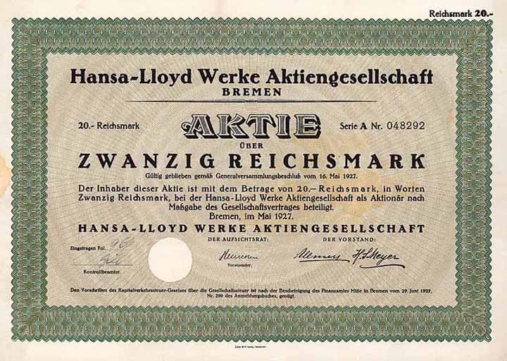 Hansa-Lloyd Werke AG