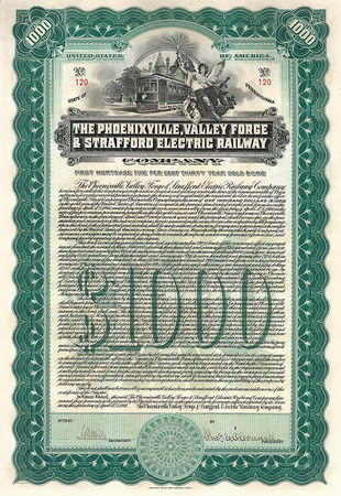 Phoenixville, Valley Forge & Strafford Electric Railway