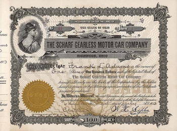 Scharf Gearless Motor Car Co.
