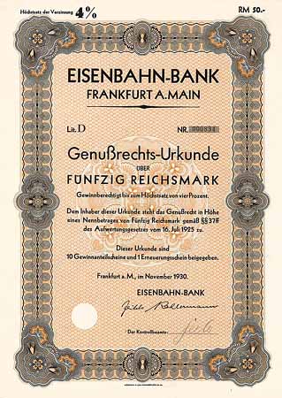 Eisenbahn-Bank