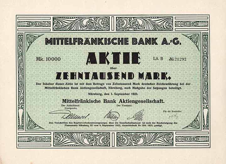 Mittelfränkische Bank AG