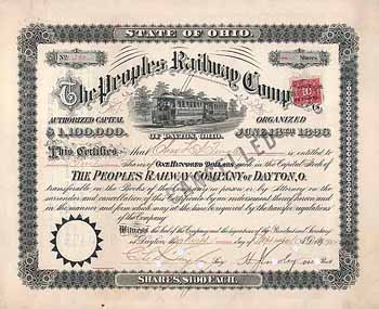 Peoples Railway Co. of Dayton, Ohio