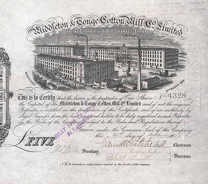 Middleton & Tonge Cotton Mill Co. Ltd.