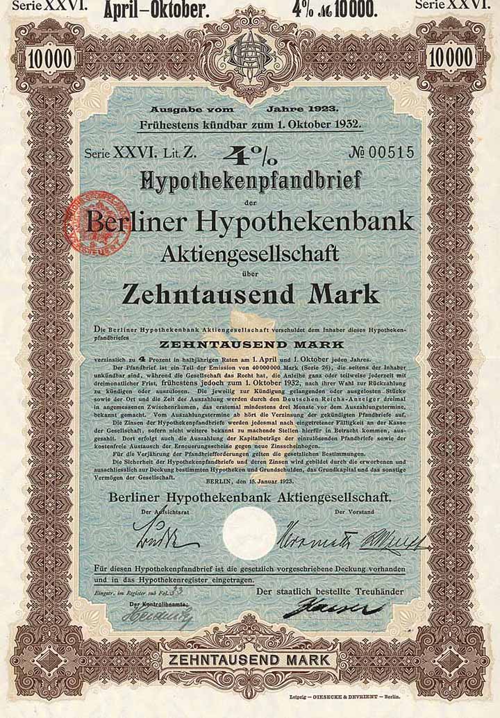 Berliner Hypothekenbank AG