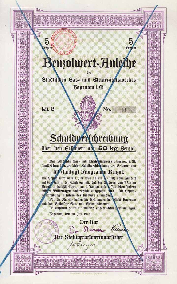 Städtisches Gas- und Elektrizitätswerk Hagenow i.M.