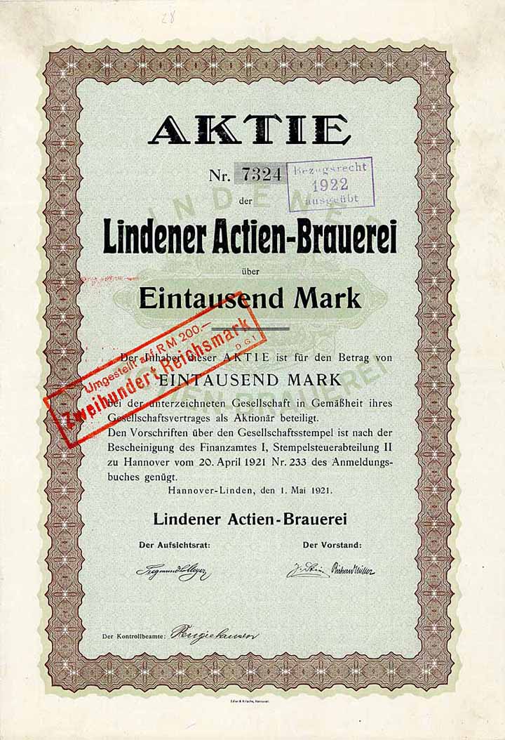 Lindener Actien-Brauerei