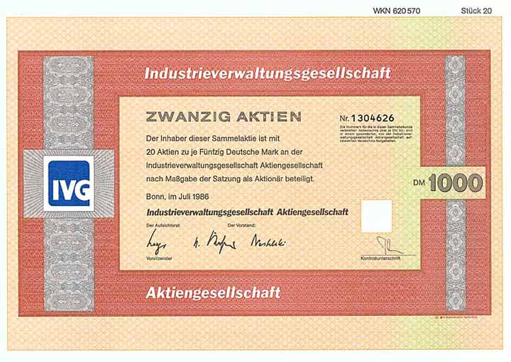 Industrieverwaltungsgesellschaft AG
