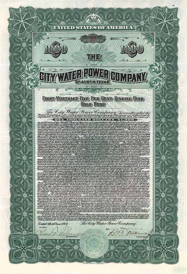 City Water Power Company