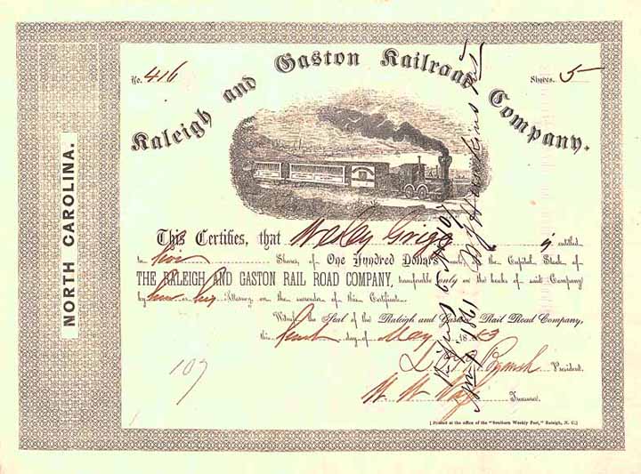 Raleigh & Gaston Rail Road