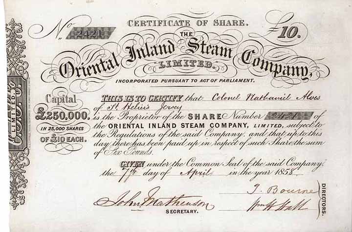 Oriental Inland Steam Company Ltd.