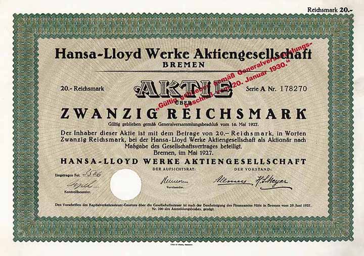 Hansa-Lloyd Werke AG