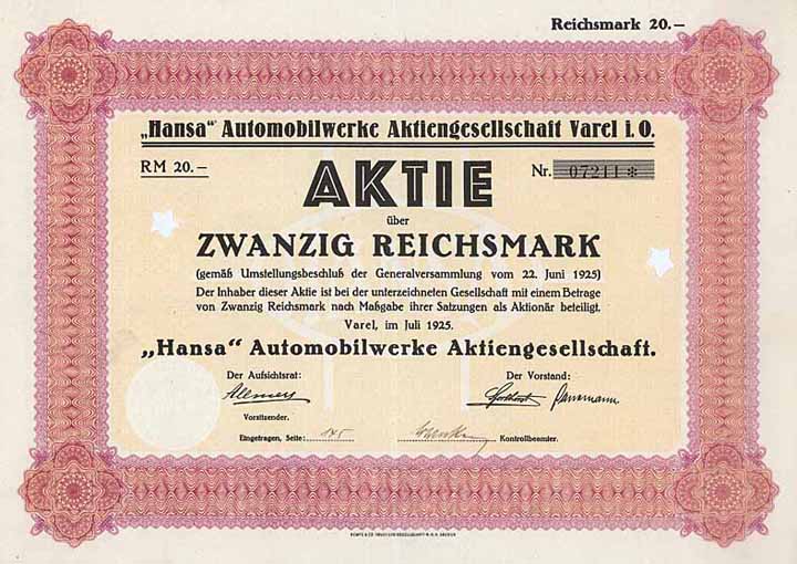 Hansa Automobilwerke AG