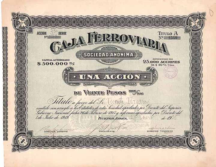 Caja Ferroviaria S.A.