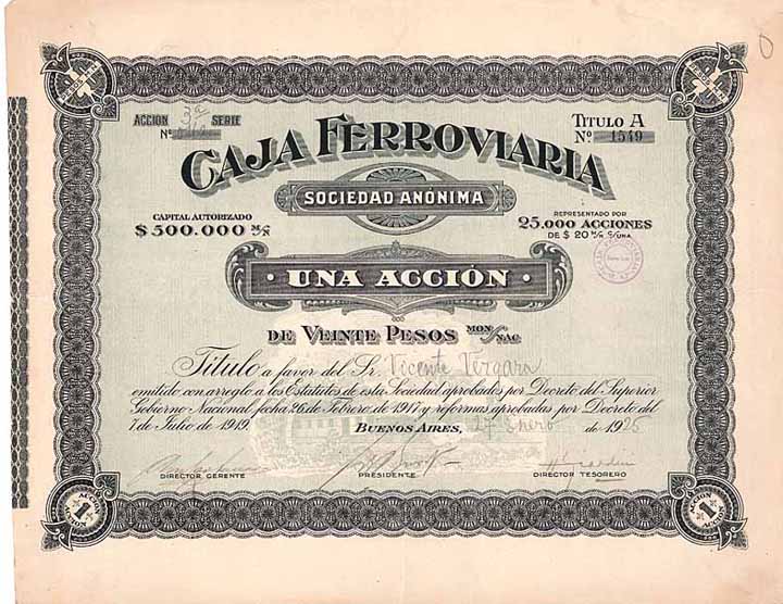 Caja Ferroviaria S.A.