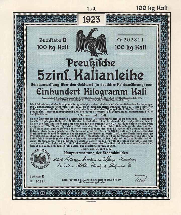 Preußische Kalianleihe