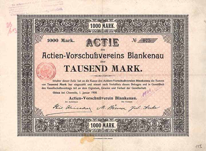 Actien-Vorschußverein Blankenau