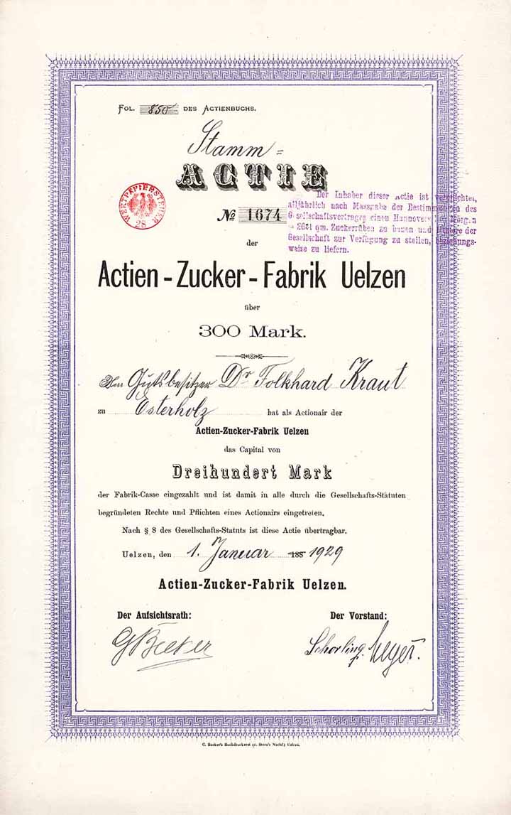 Actien-Zucker-Fabrik Uelzen