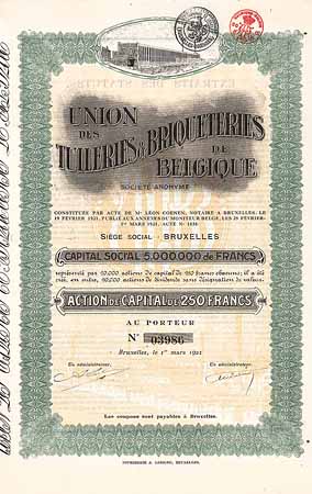Union des Tuileries & Briqueteries de Belqique