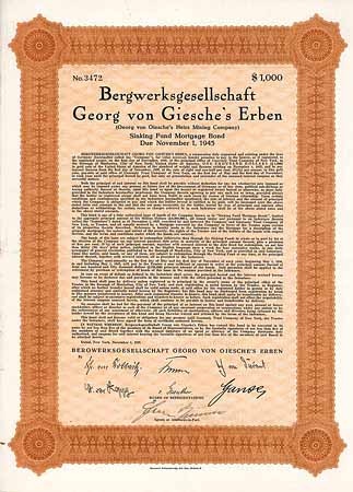 Bergwerksgesellschaft Georg von Giesche's Erben