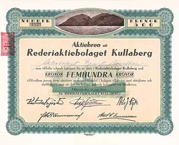 Rederiaktiebolaget Kullaberg