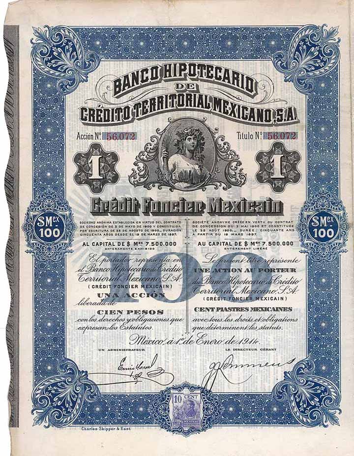 Banco Hipotecario de Crédito Territorial Mexicano S.A.