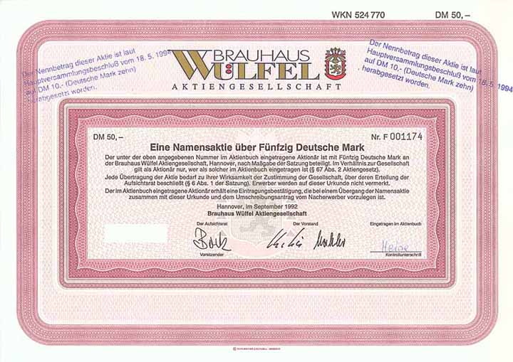 Brauhaus Wülfel AG