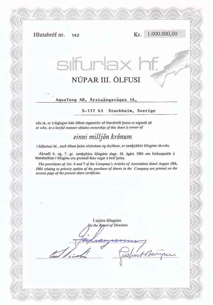 Silfurlax hf.