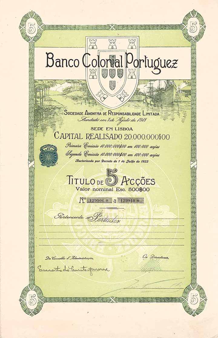 Banco Colonial Portuguez S.A.