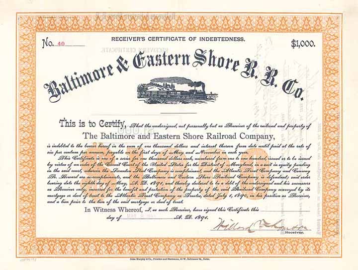 Baltimore & Eastern Shore Railroad