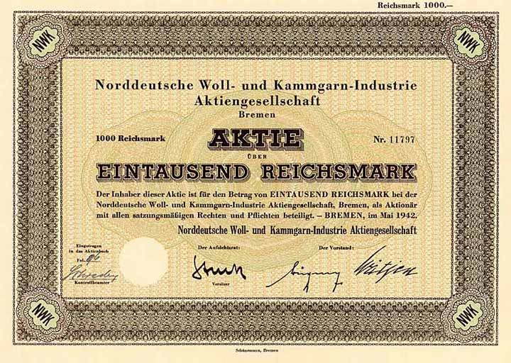 Norddeutsche Woll- und Kammgarn-Industrie AG