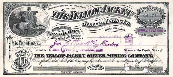 Yellow Jacket Silver Mining Co.