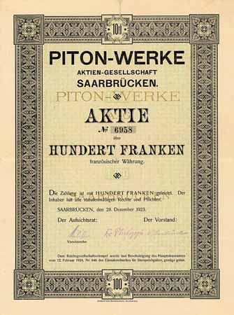 Piton-Werke AG