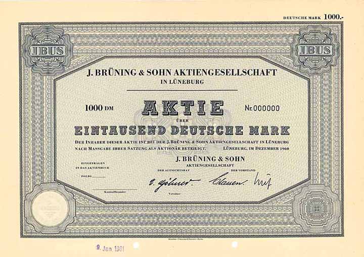 J. Brüning & Sohn AG