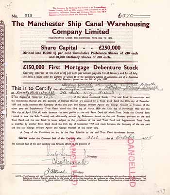 Manchester Ship Canal Warehousing Co. Ltd.