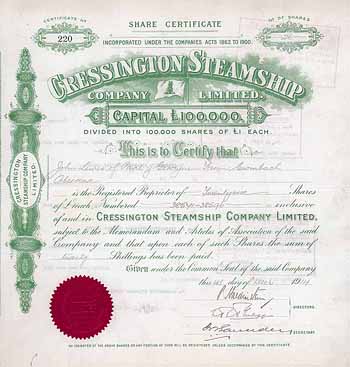 Cressington Steamship Co.