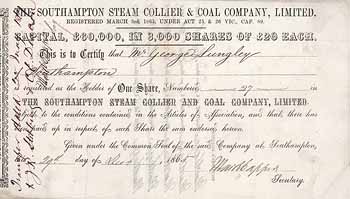 Southampton Steam Collier & Coal Co.