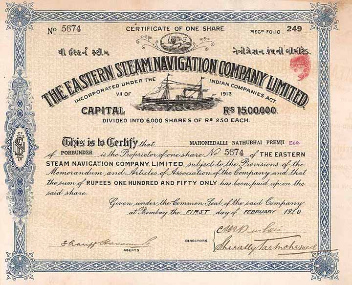 Eastern Steam Navigation Co.