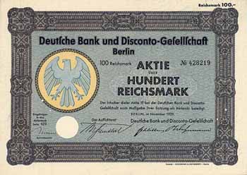 Deutsche Bank und Disconto-Gesellschaft